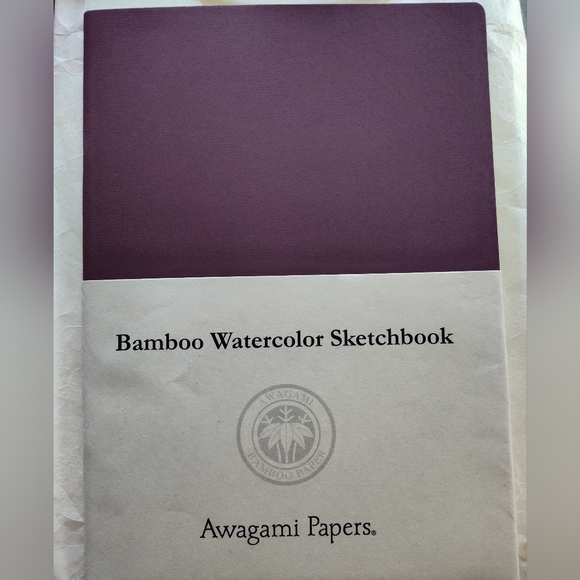 AWAGAMI PAPERS Other - AWAGAMI PAPERS Bamboo Watercolor Sketchbook A4 Japanese Washi Paper NIP